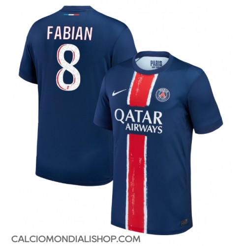 Maglie da calcio Paris Saint-Germain Fabian Ruiz #8 Prima Maglia 2024-25 Manica Corta